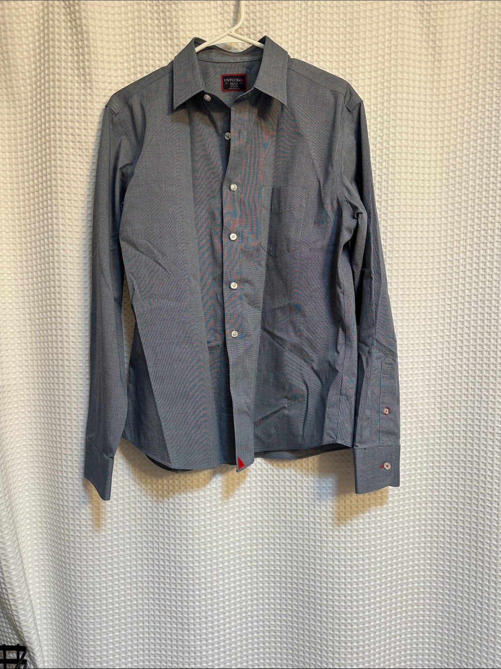 UNTUCKit Men's Button-Front Dress Shirt in Gray